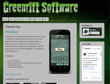 Tablet Screenshot of greenriftsoftware.com